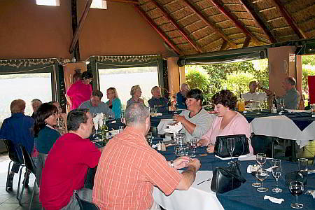 The RAIN International Household & Friends fellowship around Lunch